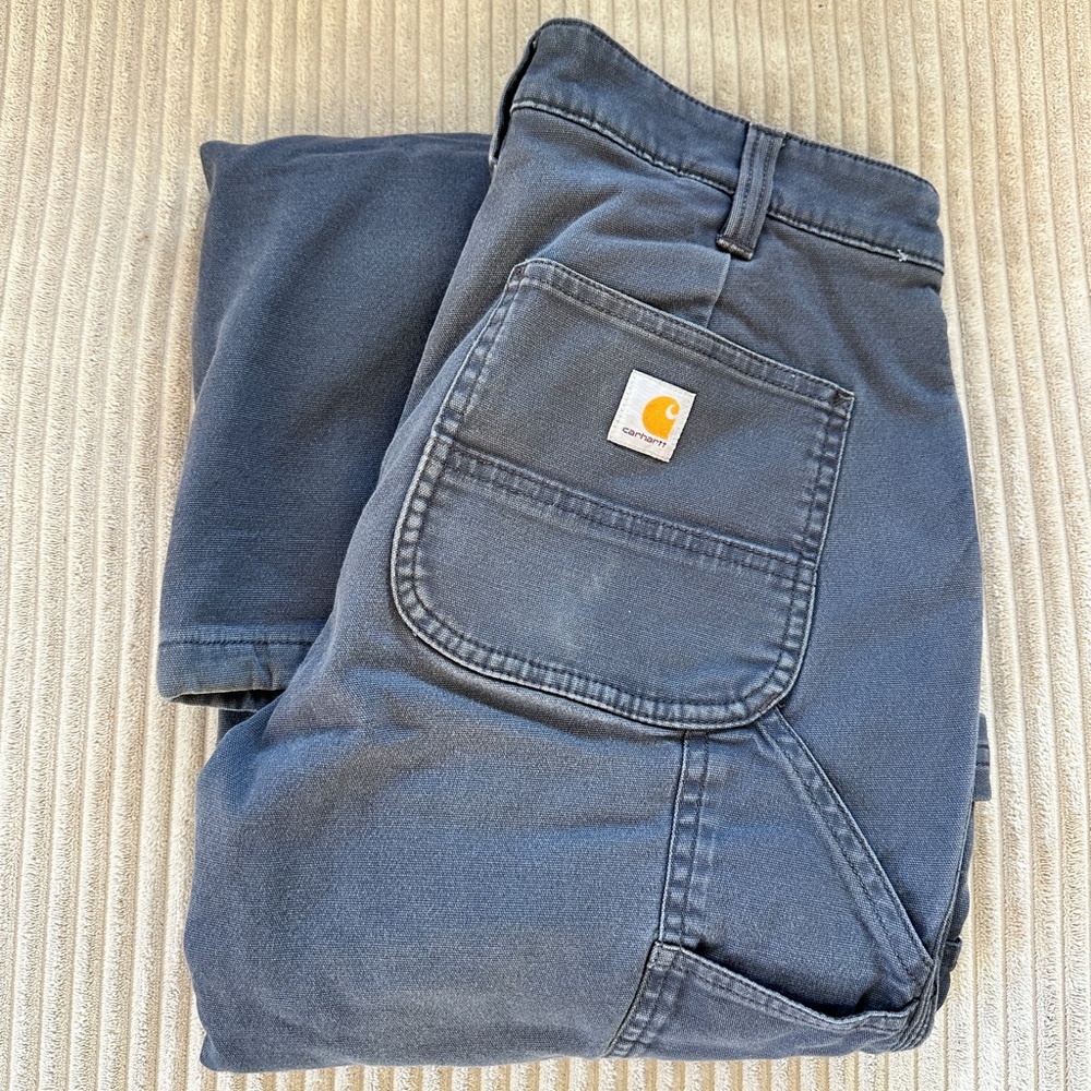 Women’s Carhartt Steel Purple - Fleece Lined Work Pants